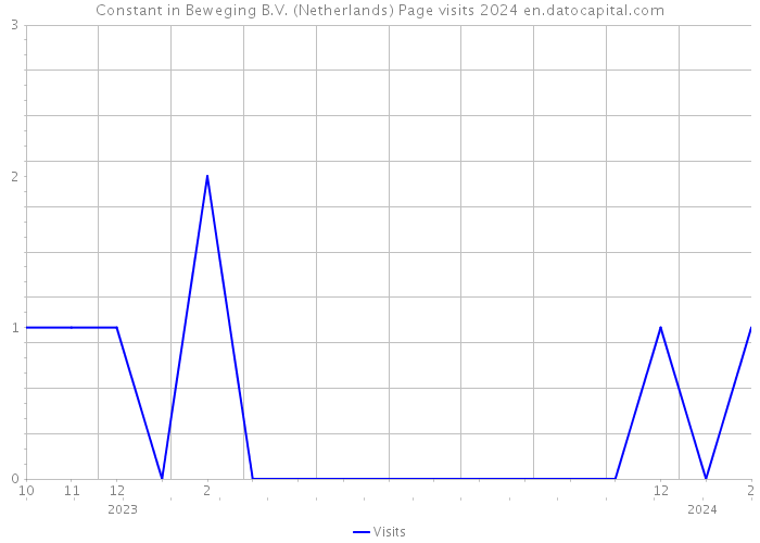 Constant in Beweging B.V. (Netherlands) Page visits 2024 