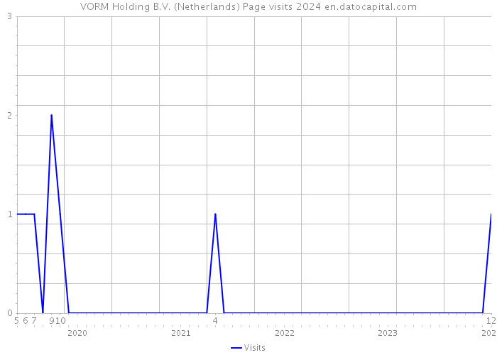 VORM Holding B.V. (Netherlands) Page visits 2024 
