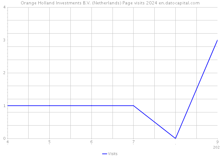 Orange Holland Investments B.V. (Netherlands) Page visits 2024 