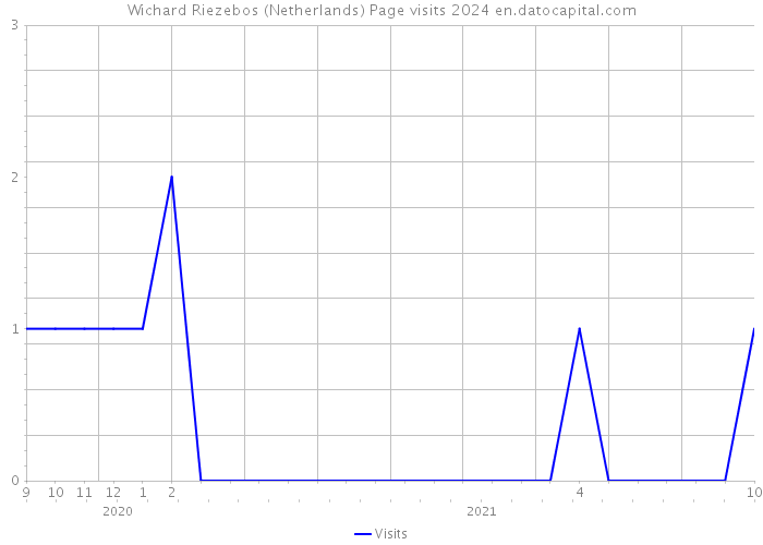 Wichard Riezebos (Netherlands) Page visits 2024 