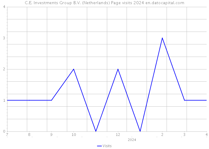 C.E. Investments Group B.V. (Netherlands) Page visits 2024 