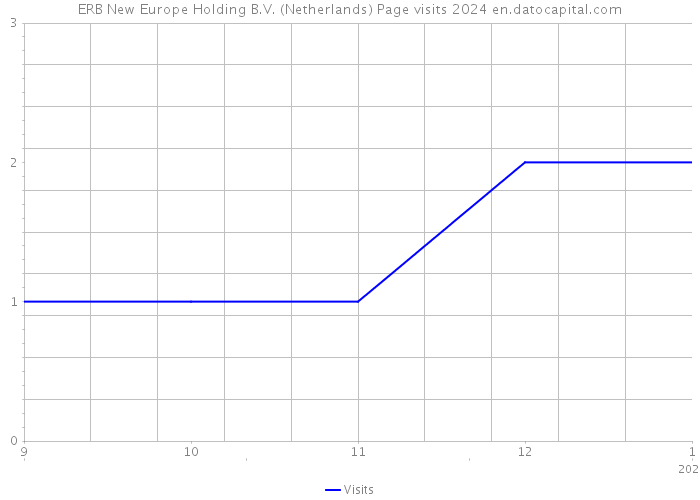 ERB New Europe Holding B.V. (Netherlands) Page visits 2024 