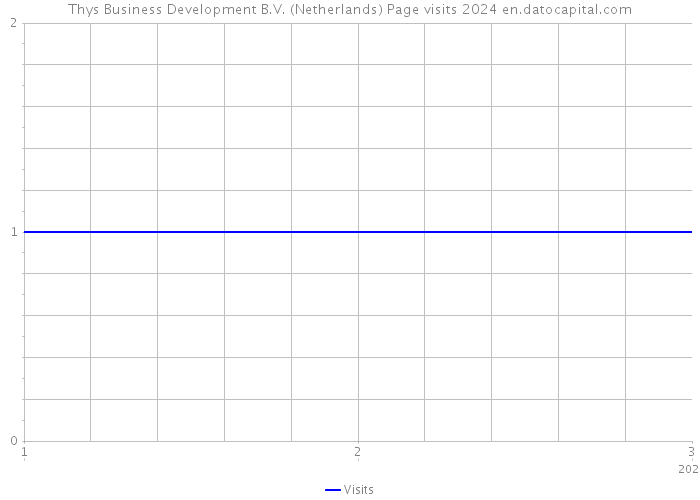 Thys Business Development B.V. (Netherlands) Page visits 2024 