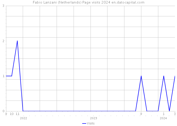 Fabio Lanzani (Netherlands) Page visits 2024 