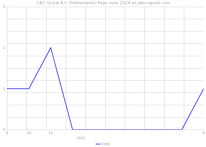 C&C Global B.V. (Netherlands) Page visits 2024 