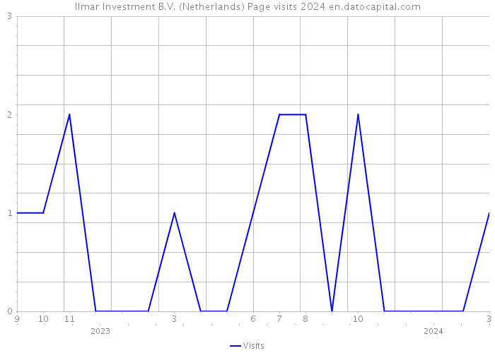 Ilmar Investment B.V. (Netherlands) Page visits 2024 