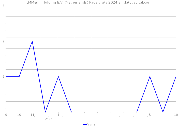LMM&HF Holding B.V. (Netherlands) Page visits 2024 