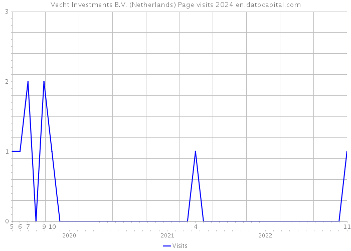Vecht Investments B.V. (Netherlands) Page visits 2024 