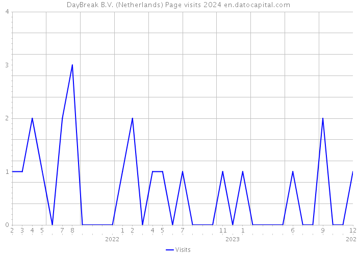 DayBreak B.V. (Netherlands) Page visits 2024 