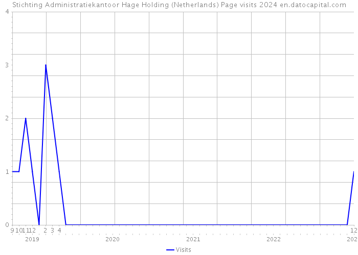 Stichting Administratiekantoor Hage Holding (Netherlands) Page visits 2024 
