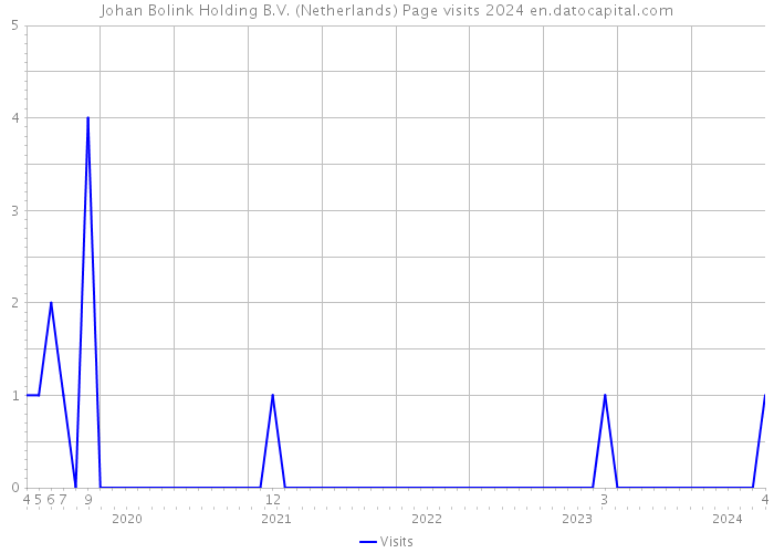 Johan Bolink Holding B.V. (Netherlands) Page visits 2024 