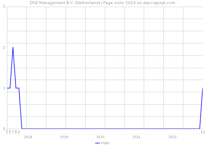 DNZ Management B.V. (Netherlands) Page visits 2024 
