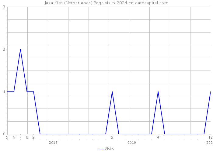 Jaka Kirn (Netherlands) Page visits 2024 
