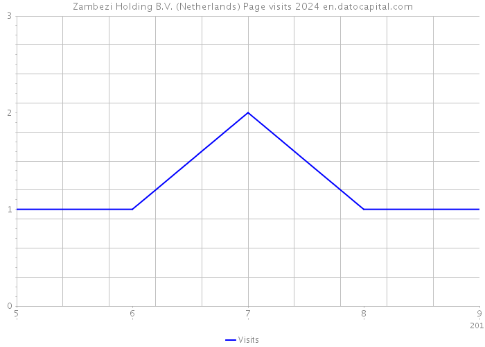 Zambezi Holding B.V. (Netherlands) Page visits 2024 