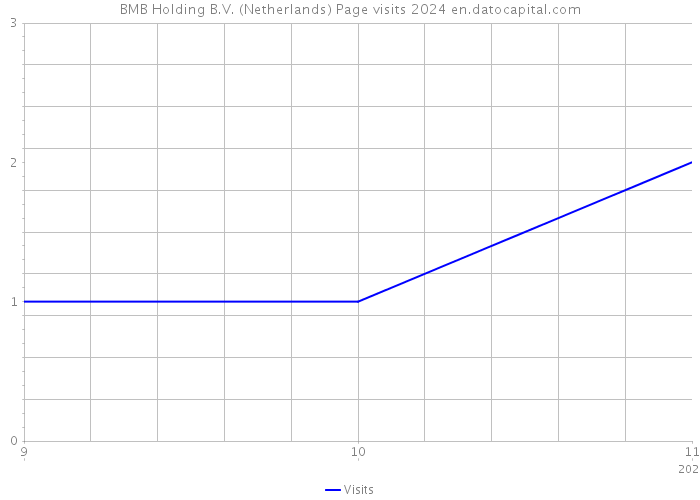 BMB Holding B.V. (Netherlands) Page visits 2024 