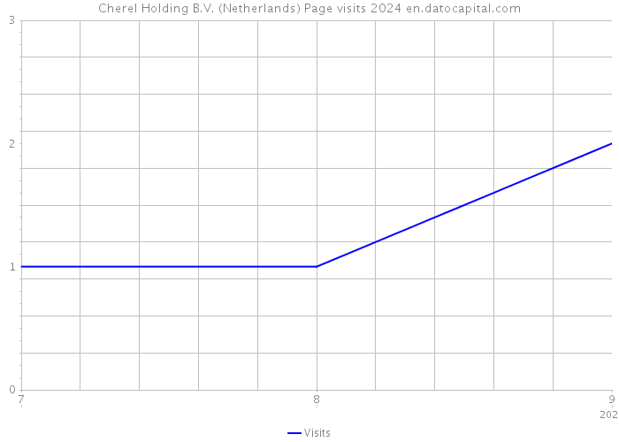 Cherel Holding B.V. (Netherlands) Page visits 2024 