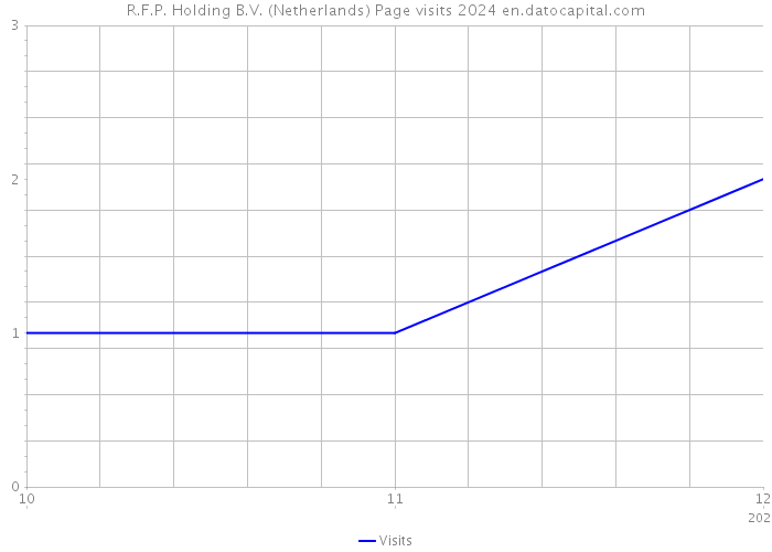 R.F.P. Holding B.V. (Netherlands) Page visits 2024 