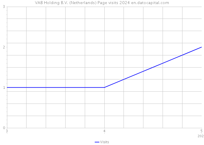 VAB Holding B.V. (Netherlands) Page visits 2024 