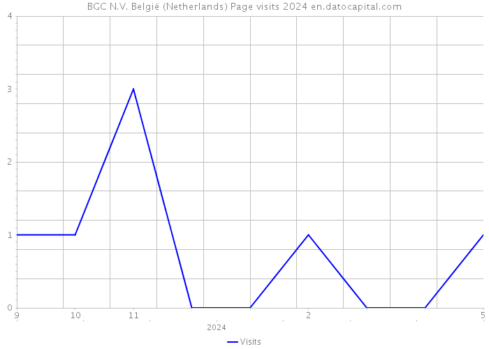 BGC N.V. België (Netherlands) Page visits 2024 