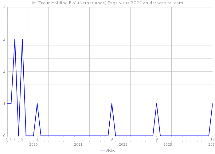 M. Treur Holding B.V. (Netherlands) Page visits 2024 