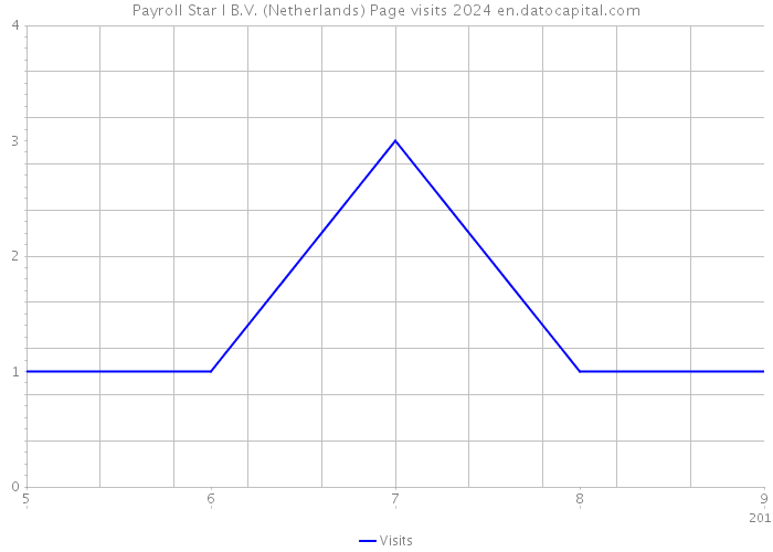 Payroll Star I B.V. (Netherlands) Page visits 2024 