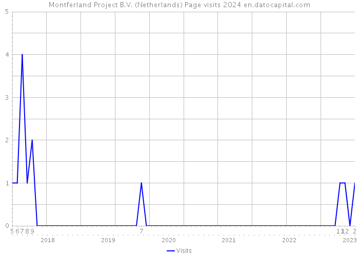 Montferland Project B.V. (Netherlands) Page visits 2024 