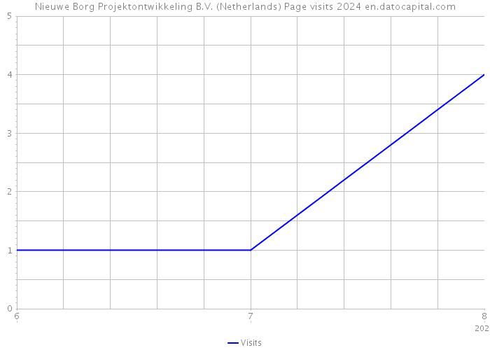 Nieuwe Borg Projektontwikkeling B.V. (Netherlands) Page visits 2024 