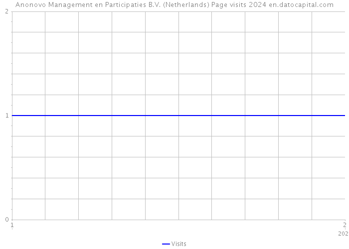 Anonovo Management en Participaties B.V. (Netherlands) Page visits 2024 