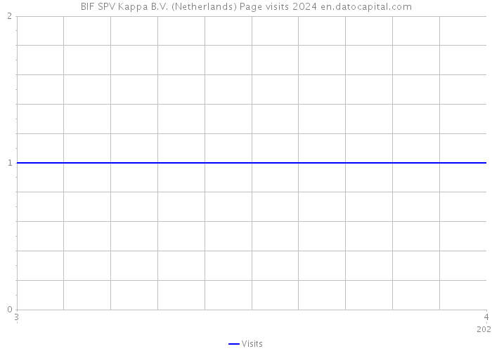 BIF SPV Kappa B.V. (Netherlands) Page visits 2024 