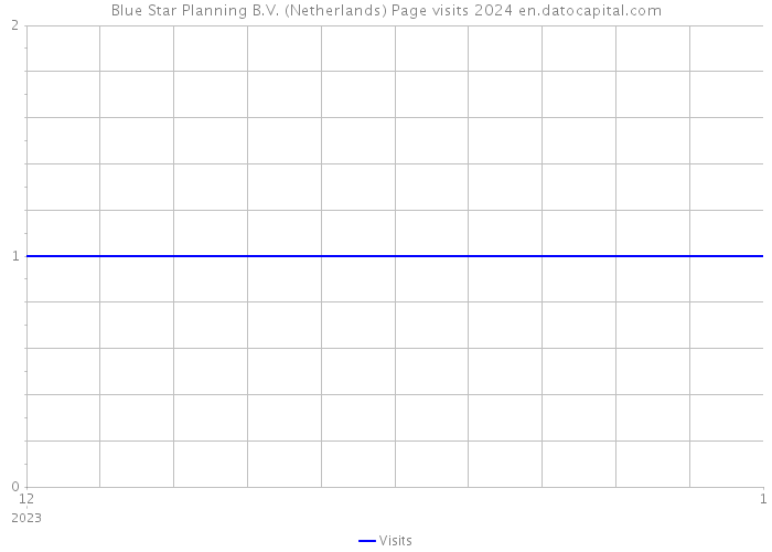 Blue Star Planning B.V. (Netherlands) Page visits 2024 