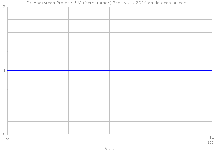 De Hoeksteen Projects B.V. (Netherlands) Page visits 2024 