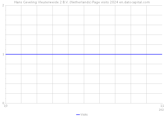 Hans Geveling Vleuterweide 2 B.V. (Netherlands) Page visits 2024 