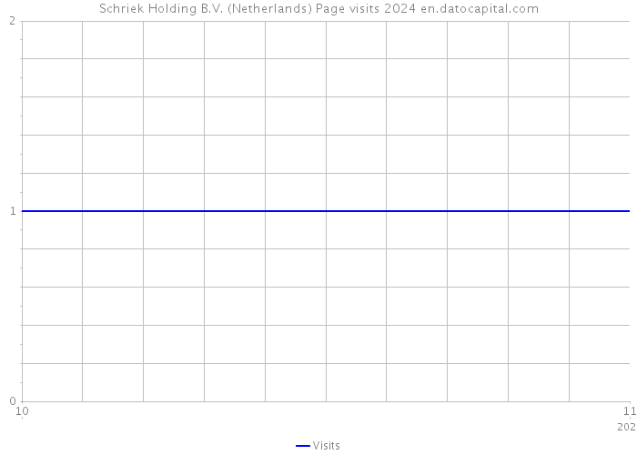 Schriek Holding B.V. (Netherlands) Page visits 2024 