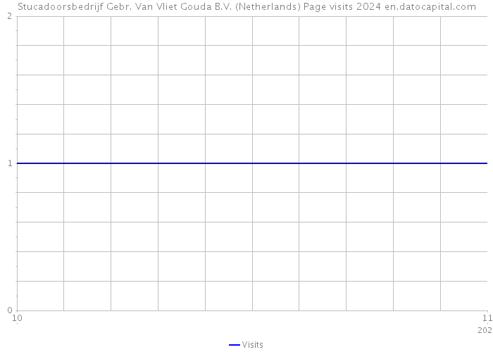 Stucadoorsbedrijf Gebr. Van Vliet Gouda B.V. (Netherlands) Page visits 2024 