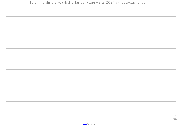 Talan Holding B.V. (Netherlands) Page visits 2024 