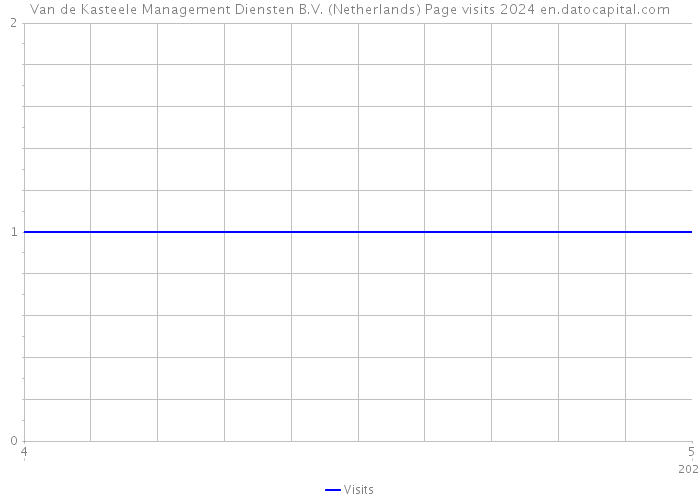 Van de Kasteele Management Diensten B.V. (Netherlands) Page visits 2024 