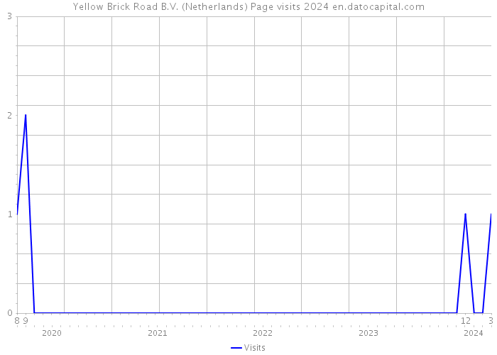 Yellow Brick Road B.V. (Netherlands) Page visits 2024 