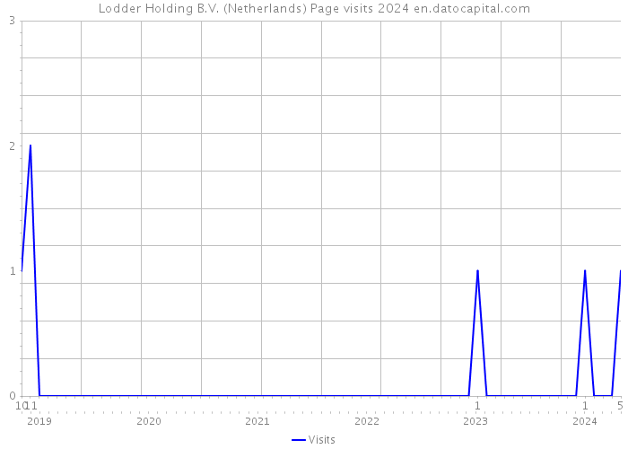 Lodder Holding B.V. (Netherlands) Page visits 2024 