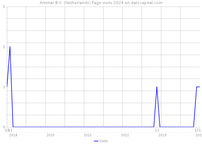 Ammar B.V. (Netherlands) Page visits 2024 