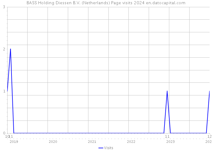 BASS Holding Diessen B.V. (Netherlands) Page visits 2024 