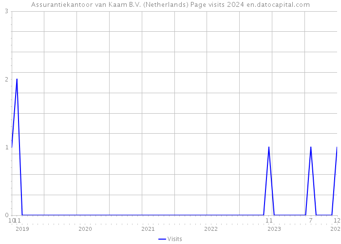 Assurantiekantoor van Kaam B.V. (Netherlands) Page visits 2024 