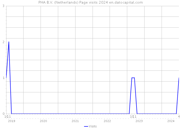 PHA B.V. (Netherlands) Page visits 2024 