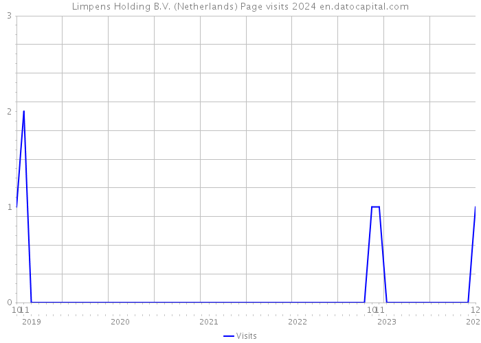 Limpens Holding B.V. (Netherlands) Page visits 2024 