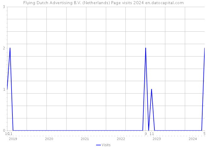 Flying Dutch Advertising B.V. (Netherlands) Page visits 2024 