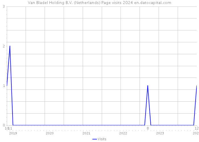 Van Bladel Holding B.V. (Netherlands) Page visits 2024 