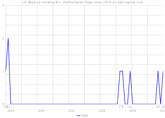 L.R. Blijdorp Holding B.V. (Netherlands) Page visits 2024 