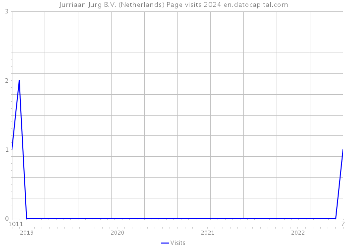 Jurriaan Jurg B.V. (Netherlands) Page visits 2024 