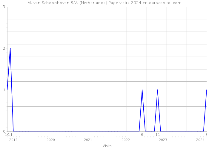 M. van Schoonhoven B.V. (Netherlands) Page visits 2024 