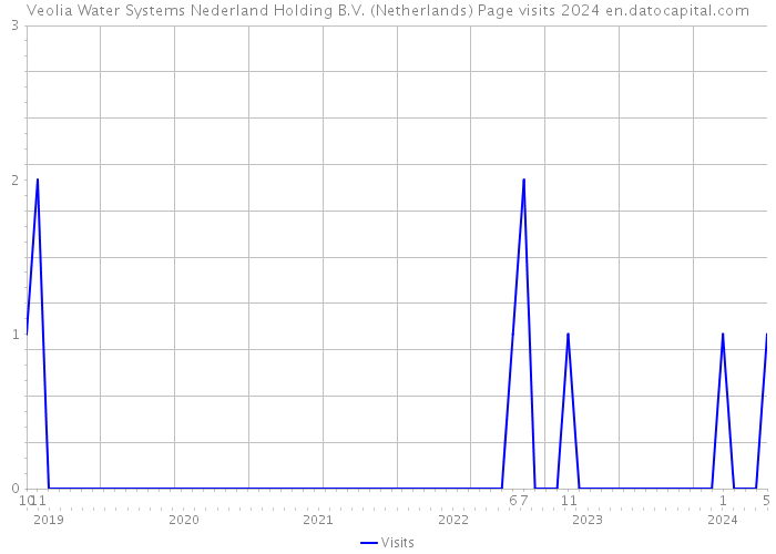 Veolia Water Systems Nederland Holding B.V. (Netherlands) Page visits 2024 