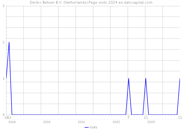 Derikx Beheer B.V. (Netherlands) Page visits 2024 
